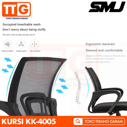 ACTIVE FORTE - LULA KM 100 Kursi Kantor Jaring Hidrolik