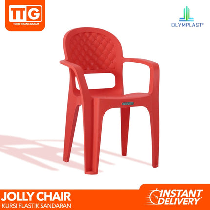 OLYMPLAST - JOLLY Kursi Plastik Sandaran Santai