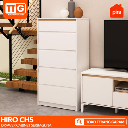 PIRA OX - HIRO CH Drawer Cabinet Bufet Laci 3 4 5 Susun