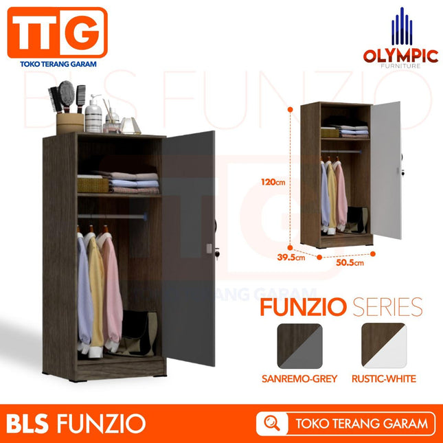 OLYMPIC - BLS FUNZIO Baby Locker / Lemari Pakaian Anak 1 Pintu