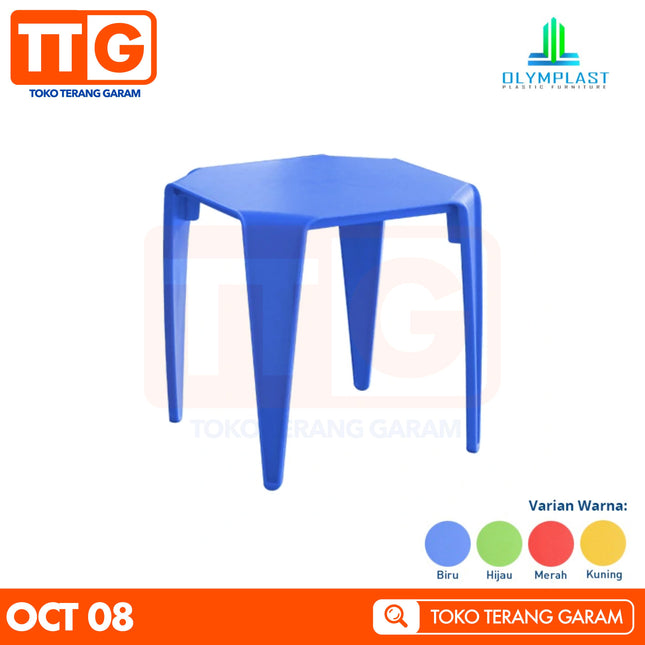 OLYMPLAST - OCT 08 Meja Belajar Main Plastik / Coffee Table Anak