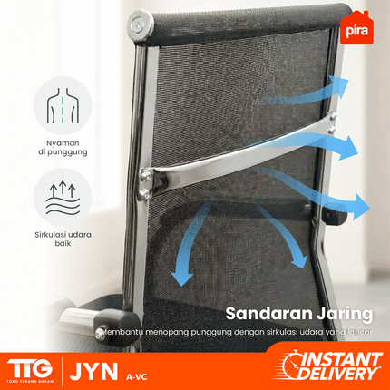 PIRA - JYN A VC Kursi Jaring Kantor / Hadap Minimalis