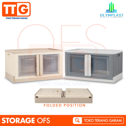 OLYMPLAST - OFS Folding Storage Plastic Container Box