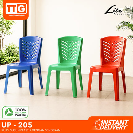 UNION PLASTIC - UP 205  Kursi Plastik Susun Glossy