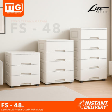 TGF - FS - 48 Cabinet Drawer Laci Plastik  3 4 5 6 Susun