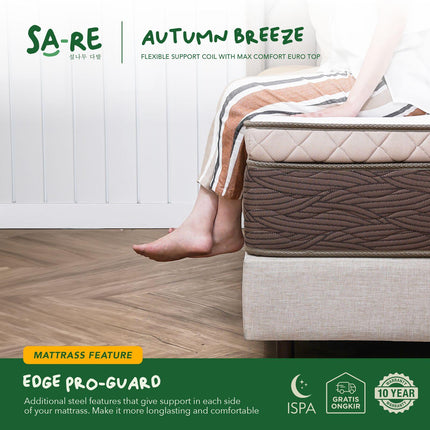 PROCELLA - SET AUTUMN BREEZE Kasur Spring Bed Max Comfort Euro Top