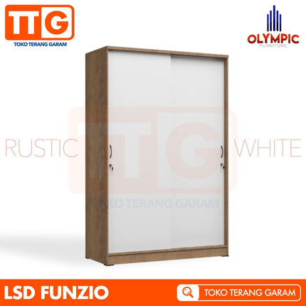 OLYMPIC - LSD FUNZIO Lemari Pakaian 2 Pintu Sliding