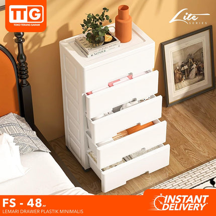 TGF - FS - 48 Cabinet Drawer Laci Plastik  3 4 5 6 Susun
