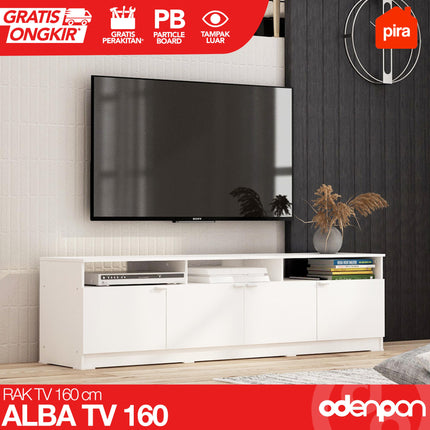 PIRA - ALBA TV 160 Meja / Rak TV Minimalis 160 cm