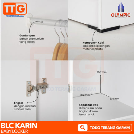OLYMPIC G-STAR - BLC KARIN Lemari Pakaian Anak & Baby Locker