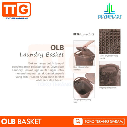 OLYMPLAST - OLB Laundry Basket Plastik
