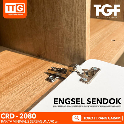 GRAVER - CRD 2080 Meja / Rak TV Dengan 90 cm