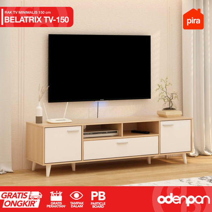 PIRA OX - BELATRIX TV 150 Meja / Rak TV Scandinavia 150 cm
