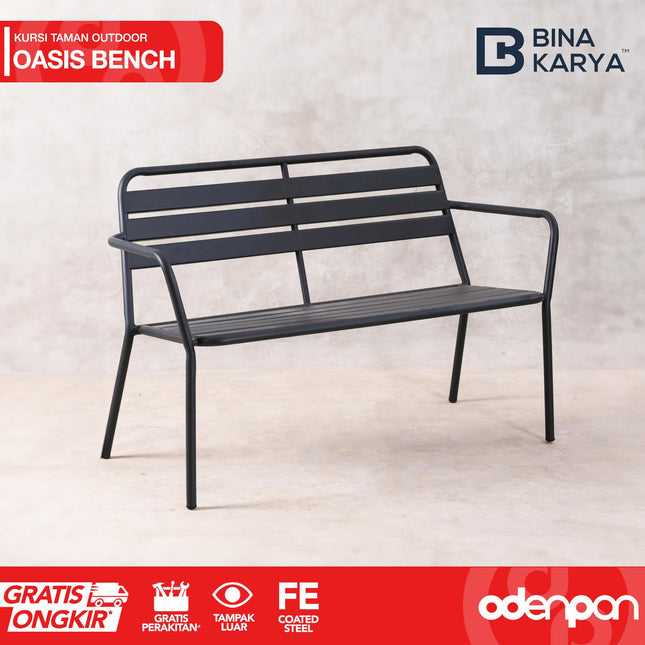 BINA KARYA - OASIS CHAIR 2S Kursi / Chair Taman Besi Outdoor Serbaguna 2 Seater