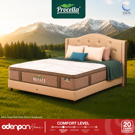 PROCELLA - BELIZE Kasur Pocket Spring Bed Pillow Top