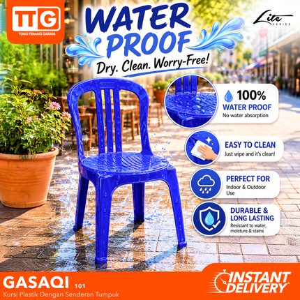 TABITHA - GASAQI 101 Kursi Plastik Sandar Susun Minimalis