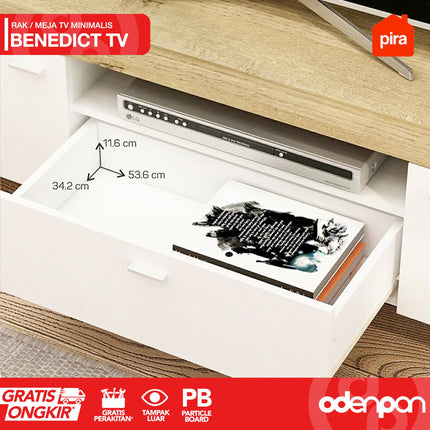 PIRA - BENEDICT TV Meja / Rak TV Minimalis