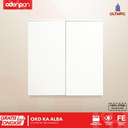 OLYMSTEEL - OKD ALBA Kitchen Set Atas & Bawah / Rak Gantung Dapur