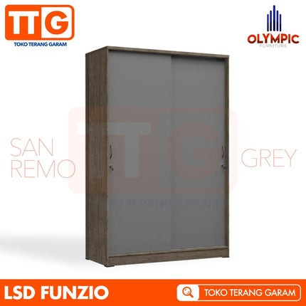 OLYMPIC - LSD FUNZIO Lemari Pakaian 2 Pintu Sliding