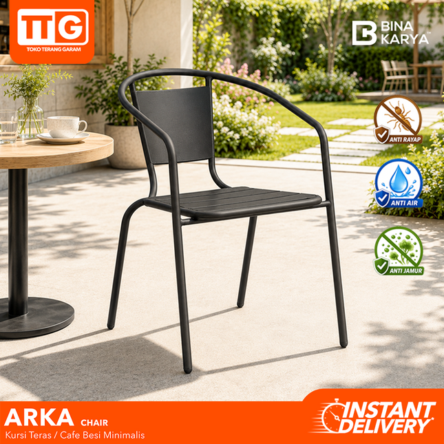 BINA KARYA - ARKA Kursi Santai / Kafe / Outdoor Chair Besi