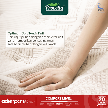 PROCELLA - ACADIA Kasur Pocket Spring Bed Plush Top Comfort