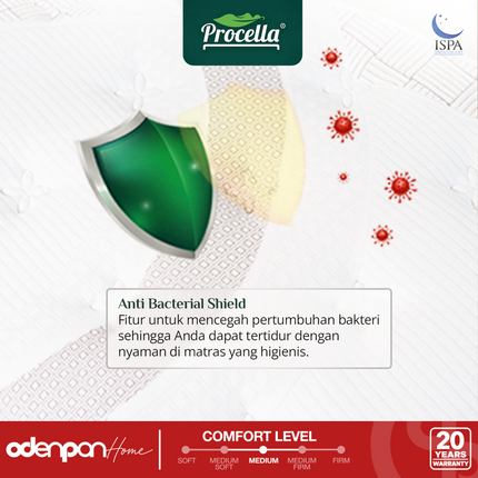 PROCELLA - ACADIA Kasur Pocket Spring Bed Plush Top Comfort