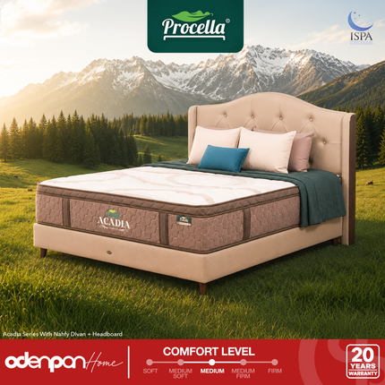 PROCELLA - ACADIA Kasur Pocket Spring Bed Plush Top Comfort