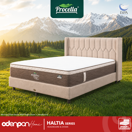 PROCELLA - HALTIA Headboard & Divan Kasur Premium Fabric