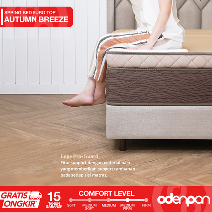 PROCELLA - SET AUTUMN BREEZE Kasur Spring Bed Max Comfort Euro Top