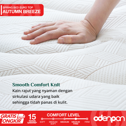 PROCELLA - SET AUTUMN BREEZE Kasur Spring Bed Max Comfort Euro Top