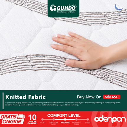 GUHDO - SET STANDARD PT MULTIBED Kasur Spring Bed Multi Bed Dengan Plush Top