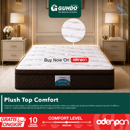 GUHDO - SET STANDARD PT MULTIBED Kasur Spring Bed Multi Bed Dengan Plush Top