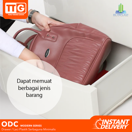OLYMPLAST - ODC 04 MODERN Drawer Cabinet Plastik Laci 4 Susun