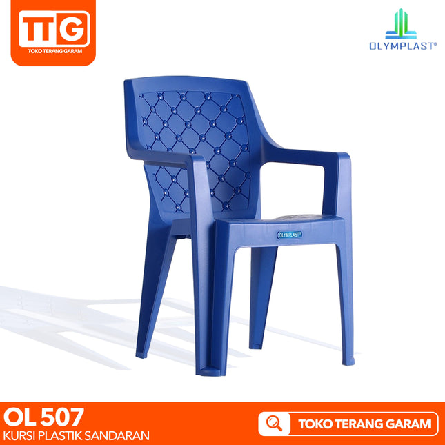 OLYMPLAST - OL 507 Kursi Plastik Sandaran Santai Teras