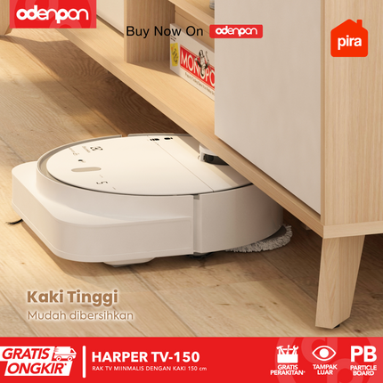 PIRA OX - HARPER TV150 Meja / Rak TV Dengan 2 Pintu 150 cm