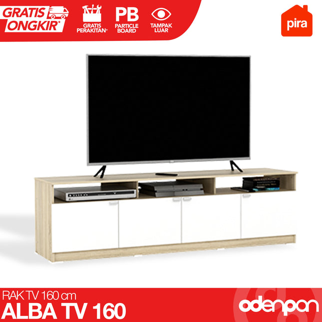 PIRA - ALBA TV 160 Meja / Rak TV Minimalis 160 cm