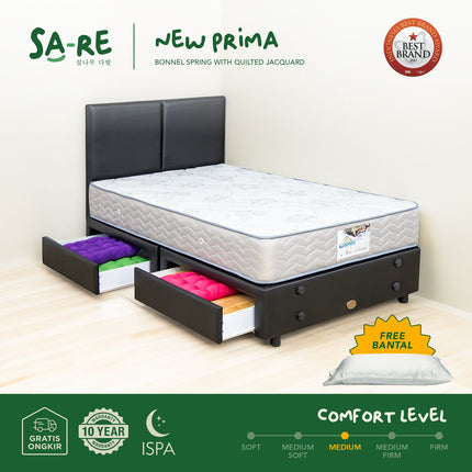 GUHDO - SET HS NEW PRIMA 25 Kasur Spring Bed 25 cm