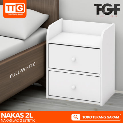GRAVER - NAKAS 2L Nakas Bedside Table Dengan Laci