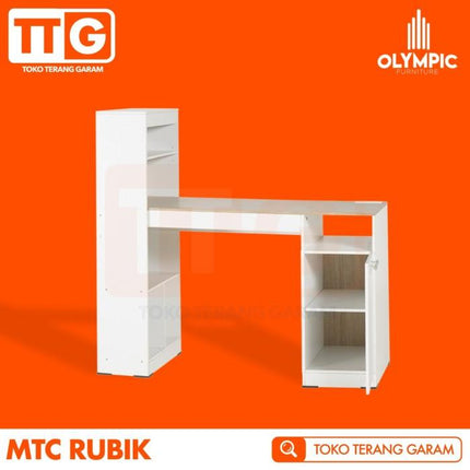 OLYMPIC - MTC RUBIK Meja Kantor / Belajar / Tulis Dengan Rak
