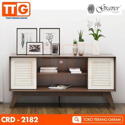 GRAVER - CRD 2182 Meja / Rak TV 120 cm