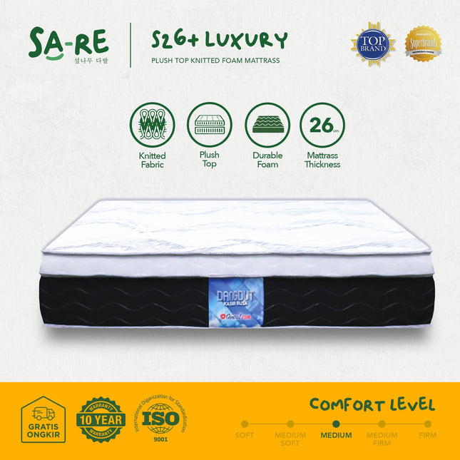 CENTRAL - DANGDUT S-26+ LUXURY PLUS Kasur Busa Luxury Plush Top