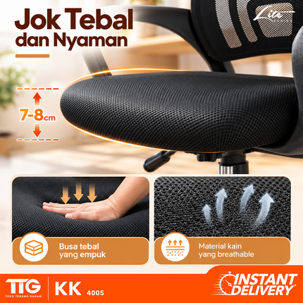 TGF - KK 4005 Kursi Jaring Kantor Hidrolik
