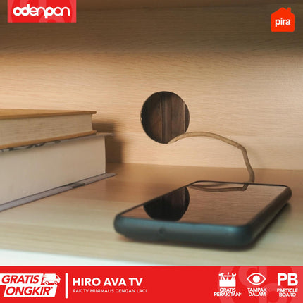 PIRA OX - HIRO AVA TV Meja / Rak TV Dengan Kaki 160 / 200 cm