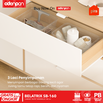 PIRA OX - BELATRIX SB 160 Buffet / Cabinet Scandinavia 160 cm