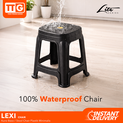 SANPULINE - LEXI STOOL Kursi Plastik Baso Tumpuk Cafe