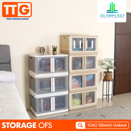 OLYMPLAST - OFS Folding Storage Plastic Container Box