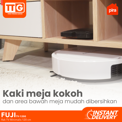 PIRA  OX - FUJI TV 1200 Meja / Rak TV  Dengan Pintu & Laci 120 cm