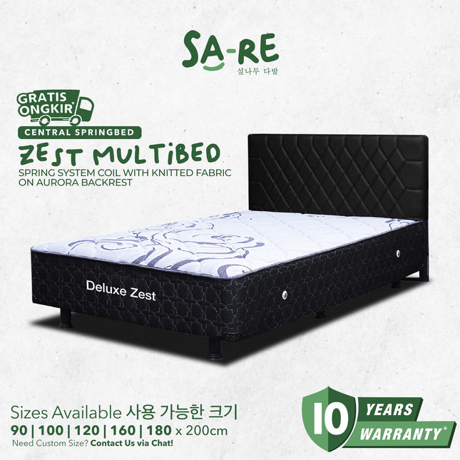 CENTRAL - DELUXE ZEST MULTIBED Kasur Spring Bed Multi Bed
