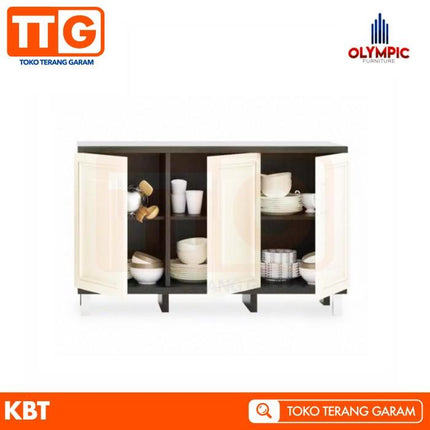 OLYMPIC - KBT Kitchen Set Bawah Mutiara Minimalis 3 Pintu
