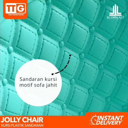 OLYMPLAST - JOLLY Kursi Plastik Sandaran Santai
